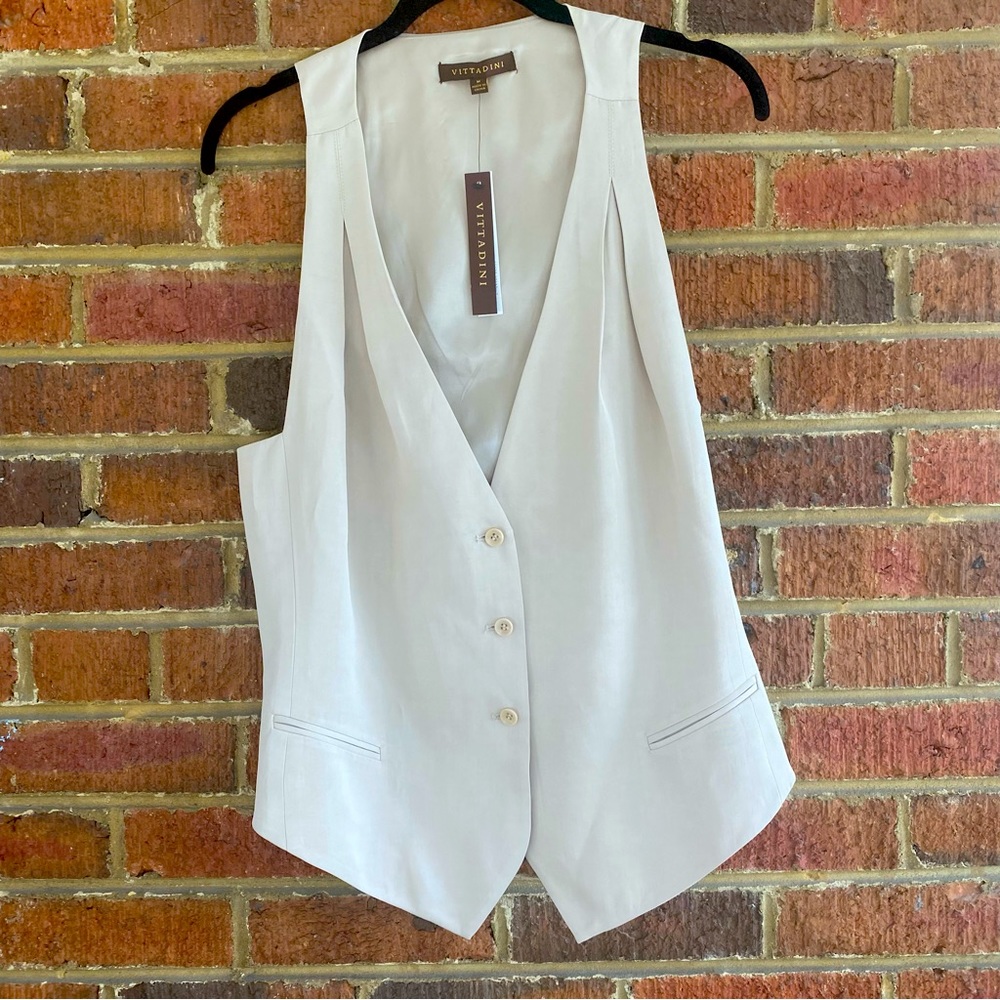 Viscose Taupe Vest